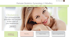 Desktop Screenshot of myparksideobgyn.com